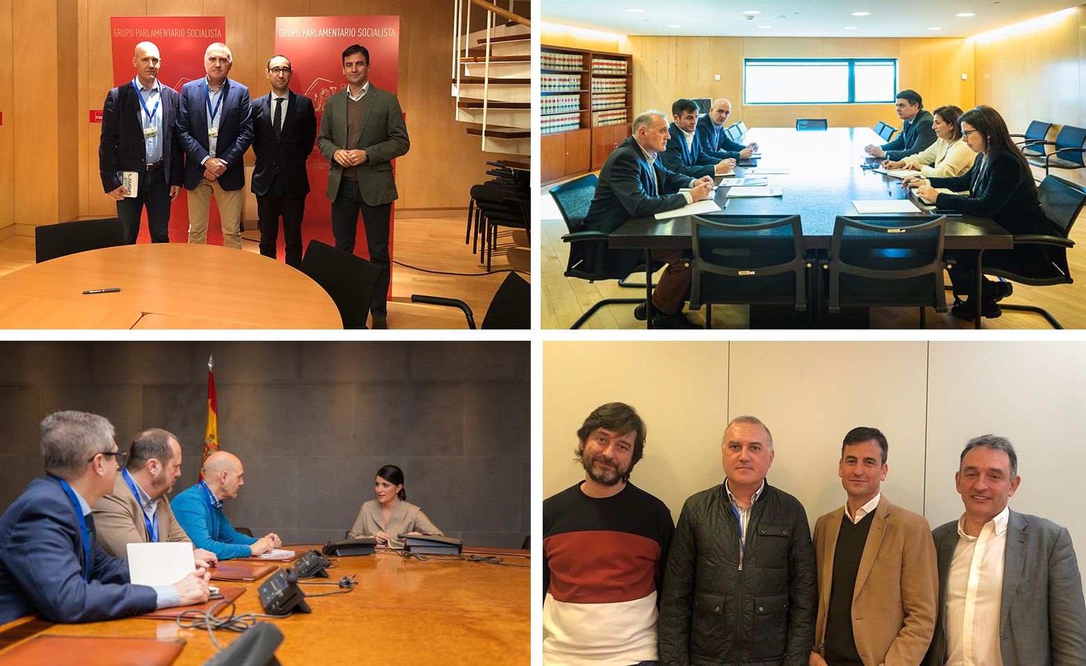 Equiparación Salarial, Jornada Laboral o Código Penal Militar algunos de los asuntos impulsados por AUGC en el Congreso de los Diputados