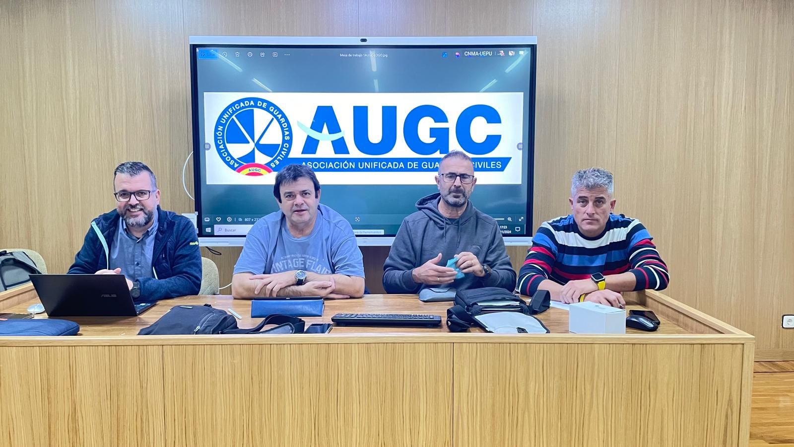 Los guardias civiles de Teruel renuevan su confianza en la actual junta directiva provincial de AUGC