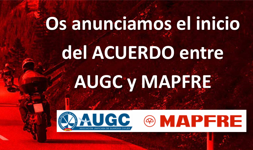Firmado acuerdo AUGC y MAPFRE con ventajas en productos y servicios para afiliados/as