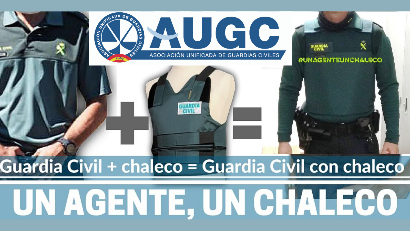 La deficiente previsión de la Guardia Civil hace que se tengan que dar de baja cientos de chalecos antibalas al encontrarse caducados
