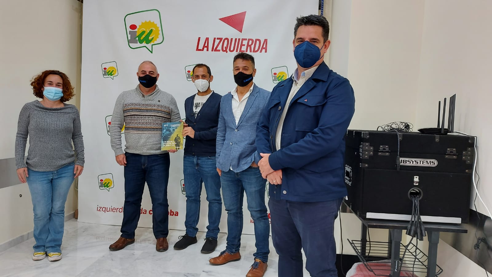 AUGC informa a IU en Córdoba sobre la involución en derechos de los guardias civiles