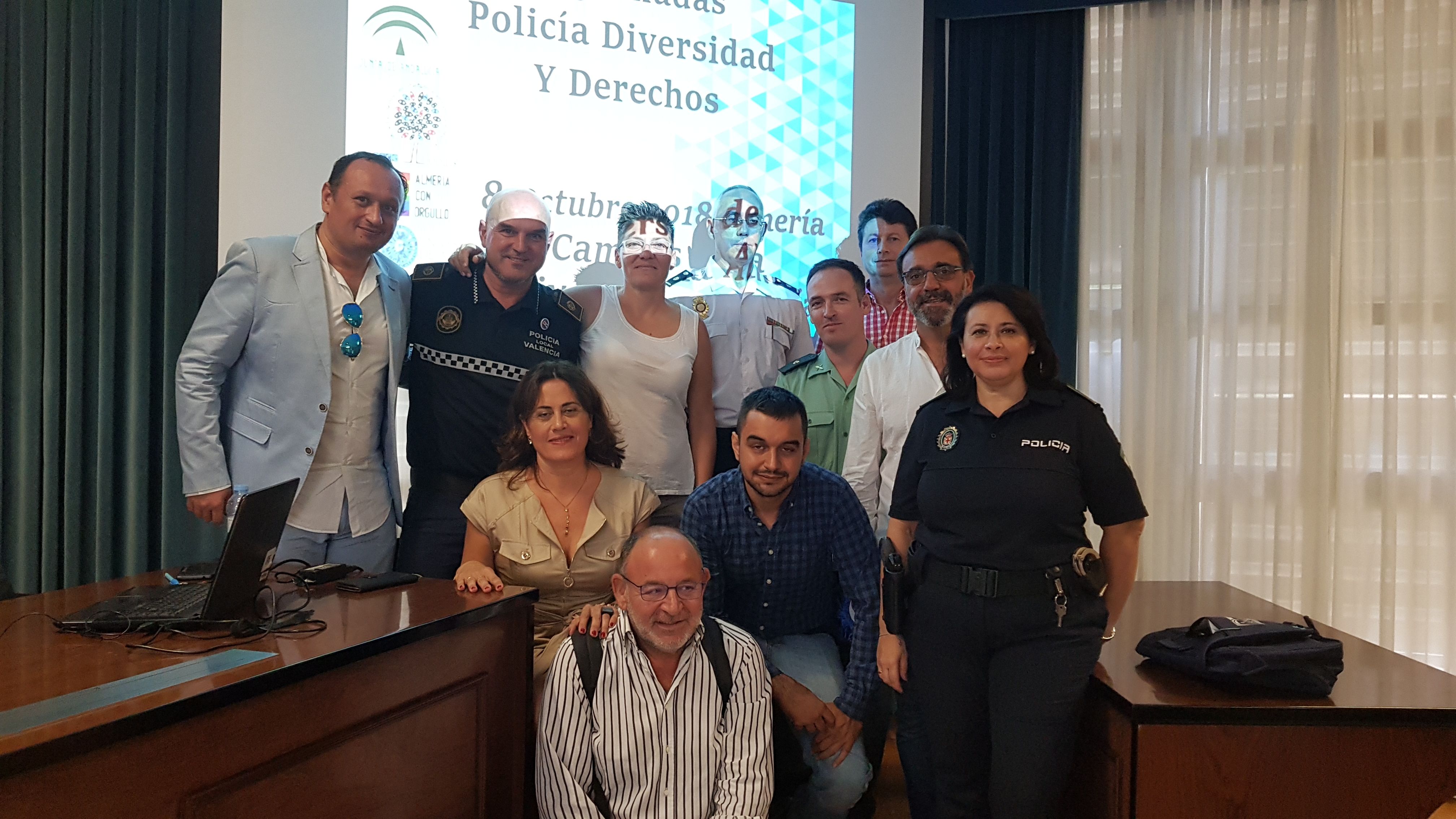 AUGC participa en las Jornadas sobre Policías, Diversidad y Derechos celebradas en Almería