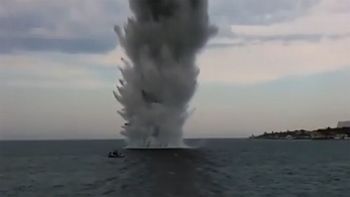 AUGC denuncia la irregular actuación en la detonación de una mina subacuática en Denia