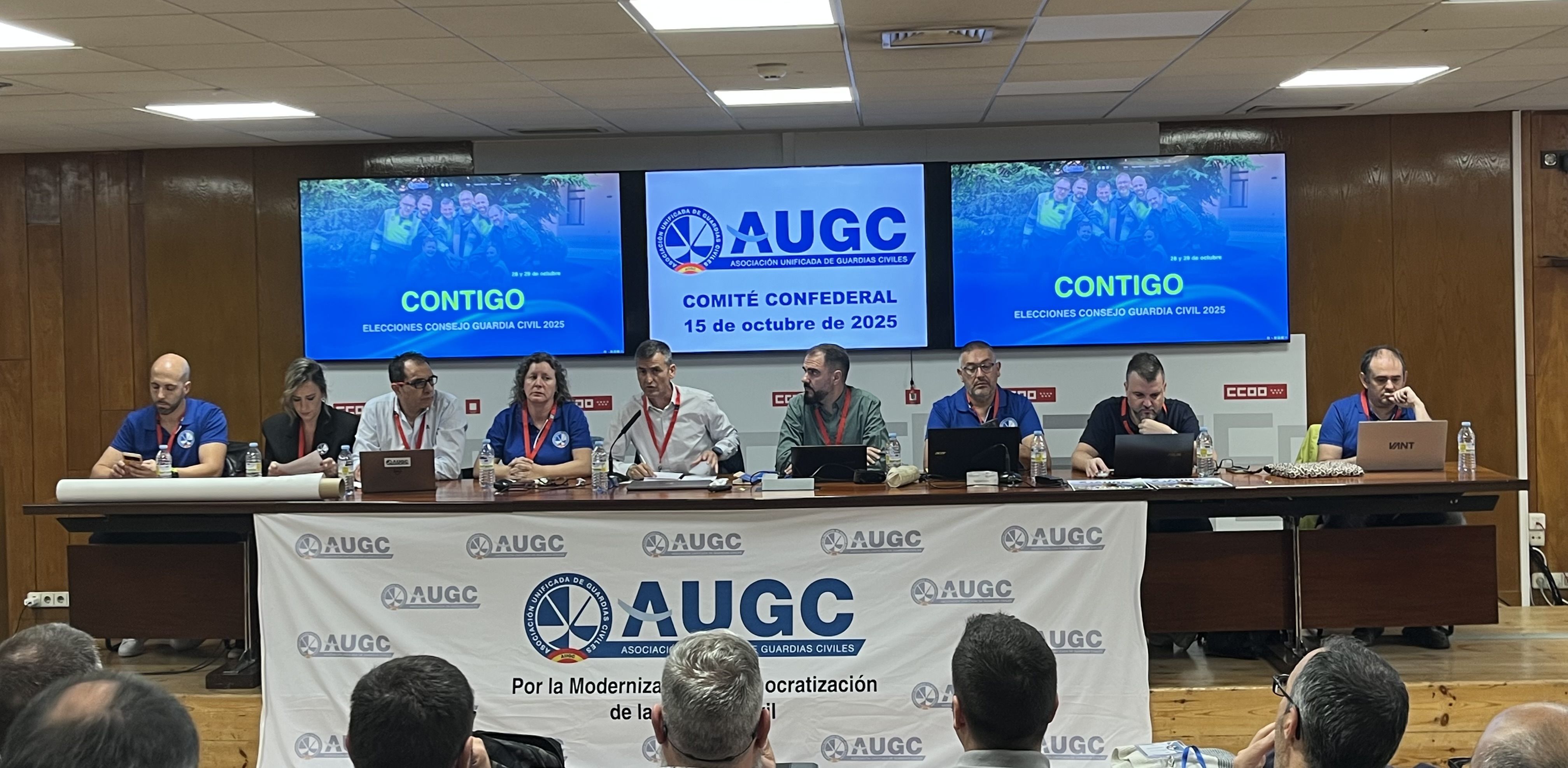 AUGC celebra en Madrid su Comité Confederal para reforzar la acción colectiva y afrontar próximos retos