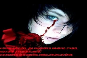 AUGC contra la violencia de género. 43 mujeres muertas: No te quedes al margen