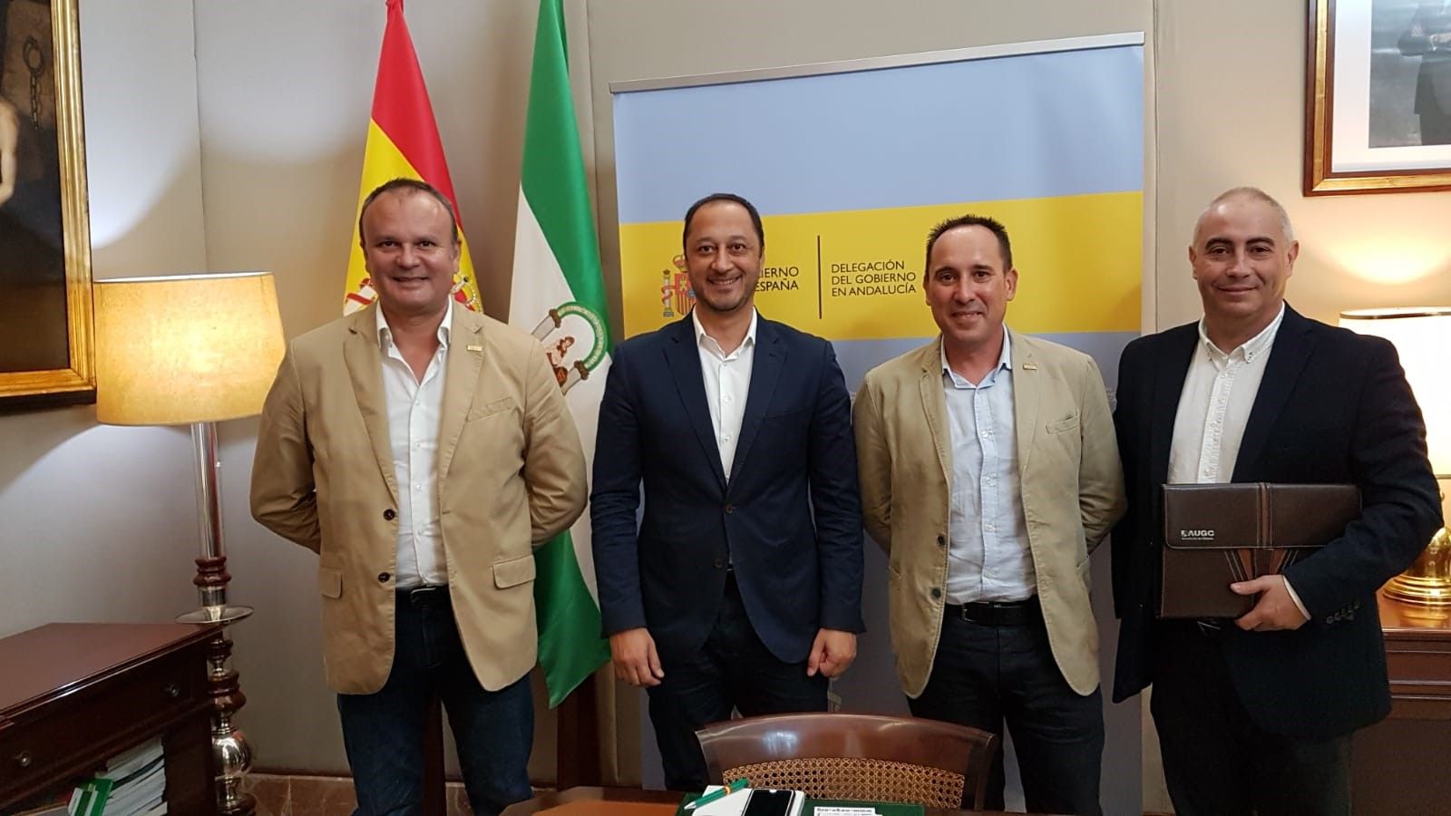 La Federación de AUGC en Andalucía se reúne con el Delegado del Gobierno en esa comunidad autónoma