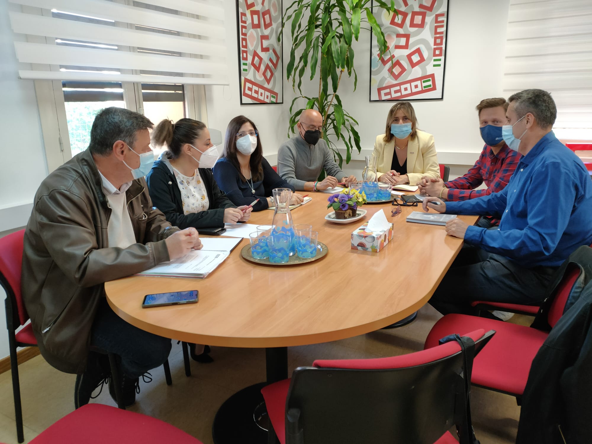 La Delegación de AUGC en Córdoba afianza su relación de colaboración con Comisiones Obreras