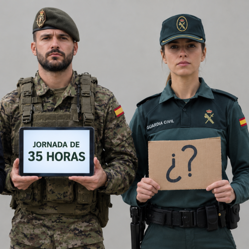 AUGC denuncia el abandono a los guardias civiles de Mercedes González como directora del Cuerpo.