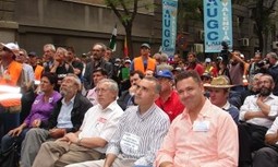 Ignacio Fernández Toxo, secretario general de CC.OO.: «Augc sabe que nos tendrá siempre a su lado»