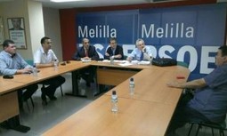 Reunión de dirigentes de AUGC, SUP y CEP con el portavoz del PSOE en la Comisión de Interior del Congreso