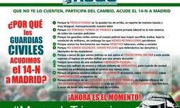 A un mes del 14N, la maquinaria de la #MareadeTricornios está en marcha