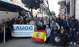 Más de cien guardias civiles cordobeses se manifestaron el sábado en Barcelona para pedir equiparación salarial