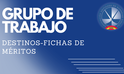 Resumen grupo de trabajo 'destinos-fichas de méritos'.