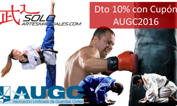 Acuerdo de AUGC para que sus afiliados obtengan descuento en material de artes marciales