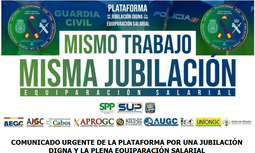 La "chapuza jurídica" de Jupol y Jucil deja fuera a miles de policías nacionales y a la totalidad de los guardias civiles en la Jubilación anticipada