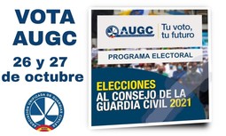 AUGC presenta su Programa Electoral en las cuartas elecciones al Consejo de la Guardia Civil bajo el lema: TU VOTO TU FUTURO