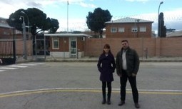 AUGC acompaña a los familiares de Sergio en su visita a Alcalá Meco, donde lleva casi un mes encarcelado