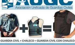 AUGC celebra la Propuesta presentada por Podemos para dotar de chalecos antibalas a todos los guardias civiles y policías