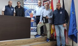 AUGC Navarra celebra su Asamblea General Electoral en la sala de reuniones de la Comandancia de la Guardia Civil de Pamplona