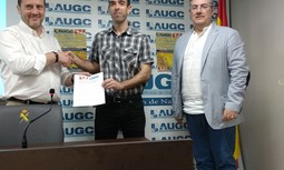AUGC renueva su convenio de colaboración con el Sindicato de la Policía Foral de Navarra