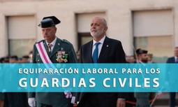 Equiparación salarial sí, pero también sí a la equiparación laboral para los guardias civiles