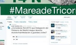 Ocho de cada diez usuarios de Twitter juzgan injusta la prohibición de la manifestación del 14N
