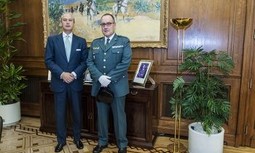 Nombramiento como Segundo Jefe de la Agrupación al General de Brigada Ramón Rueda Ratón.