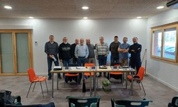 Reunión de vocales de unidad con la Junta Directiva Provincial de la Delegación de Navarra celebrada en Tafalla (Navarra)
