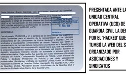 Presentada ante la Unidad Central Operativa (UCO) de la Guardia Civil la denuncia por el “hackeo” que tumbó la web del sondeo organizado por asociaciones y sindicatos