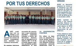 Ya puedes descargarte el boletín informativo de AUGC Murcia del mes de julio