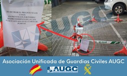 AUGC comunica a la Comandancia de Ciudad Real la existencia de un riesgo inminente para la integridad de los trabajadores