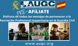AUGC da la bienvenida a los nuevos guardias civiles en prácticas y pone a su disposición todos sus servicios a coste cero