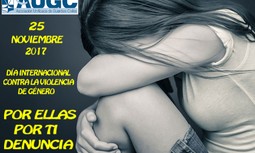 25N: Día de la Eliminación de la Violencia contra la Mujer, AUGC vuelve a pedir que las Unidades de VIOGEN sean especialidad