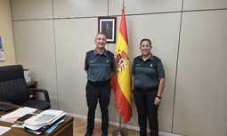 Reunión de la Coordinadora de Intervención de Armas y Explosivos con el Coronel de la ICAE