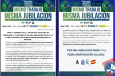 Comunicado Plataforma por una Jubilación Digna y la Plena Equiparación Salarial