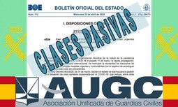 Defensa cede la gestión de las pensiones de los guardias civiles como clases pasivas al nuevo Ministerio de Inclusión, Seguridad Social y Migraciones
