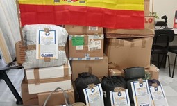 Las Delegaciones de AUGC en Sevilla y Huelva entregarán más de 300 kilos de ropa térmica y medicamentos recogidos en la campaña de ayuda para Ucrania