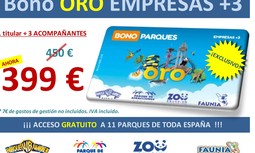 Aprovecha los importantes descuentos para afiliados en Bonoparques durante todo el próximo año