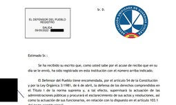 El Defensor del Pueblo pedirá a la DGGC que considere el sistema de asignación de comisiones de servicio, convertidas en destinos encubiertos