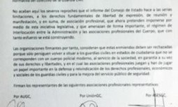 Las Asociaciones de la Guardia Civil se unen para rechazar unánimemente la reforma con la que el PP pretende maniatarlas.