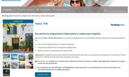 Descuento del 10% en las reservas en Booking para los afiliados de AUGC