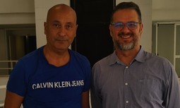 Los representantes de la Delegación de Ceuta de AUGC se reúnen con el Senador autonómico del Partido Popular