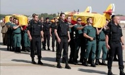 PRIMER ANIVERSARIO DEL  ASESINATO DEL CAPITÁN DE LA GUARDIA CIVIL JOSÉ MARÍA GALERA, EL ALFÉREZ LEONCIO BRAVO PICALLO Y EL INTÉRPRETE ATAOLLAH TAEFY KHALILI