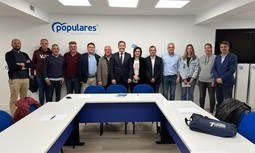 El Partido Popular y representantes de Sindicatos Policiales se reúnen con AUGC Toledo en la sede provincial del partido