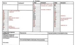 Nuevo formato de la tarjeta de ITV