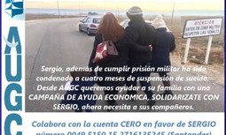 Cesan en su destino a SERGIO injustamente ingresado en Prision Militar