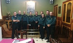 Encuentro de los responsables de la Guardia Civil en Segovia con representantes de las asociaciones profesionales