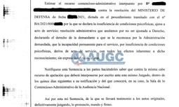 Una Guardia Civil retirada por una incapacidad permanente interpone un recurso contra Defensa por negarle que su estado sea consecuencia del servicio