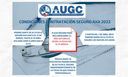 AUGC te informa sobre las nuevas condiciones seguro AXA