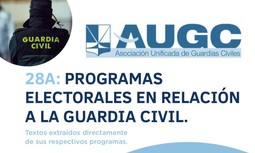 AUGC analiza las propuestas para la Guardia Civil que recogen en sus programas los distintos partidos políticos